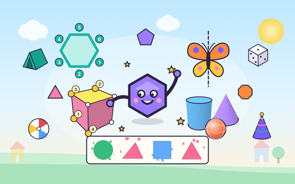 2D and 3D Shapes: A Shape Town Adventure with Polly