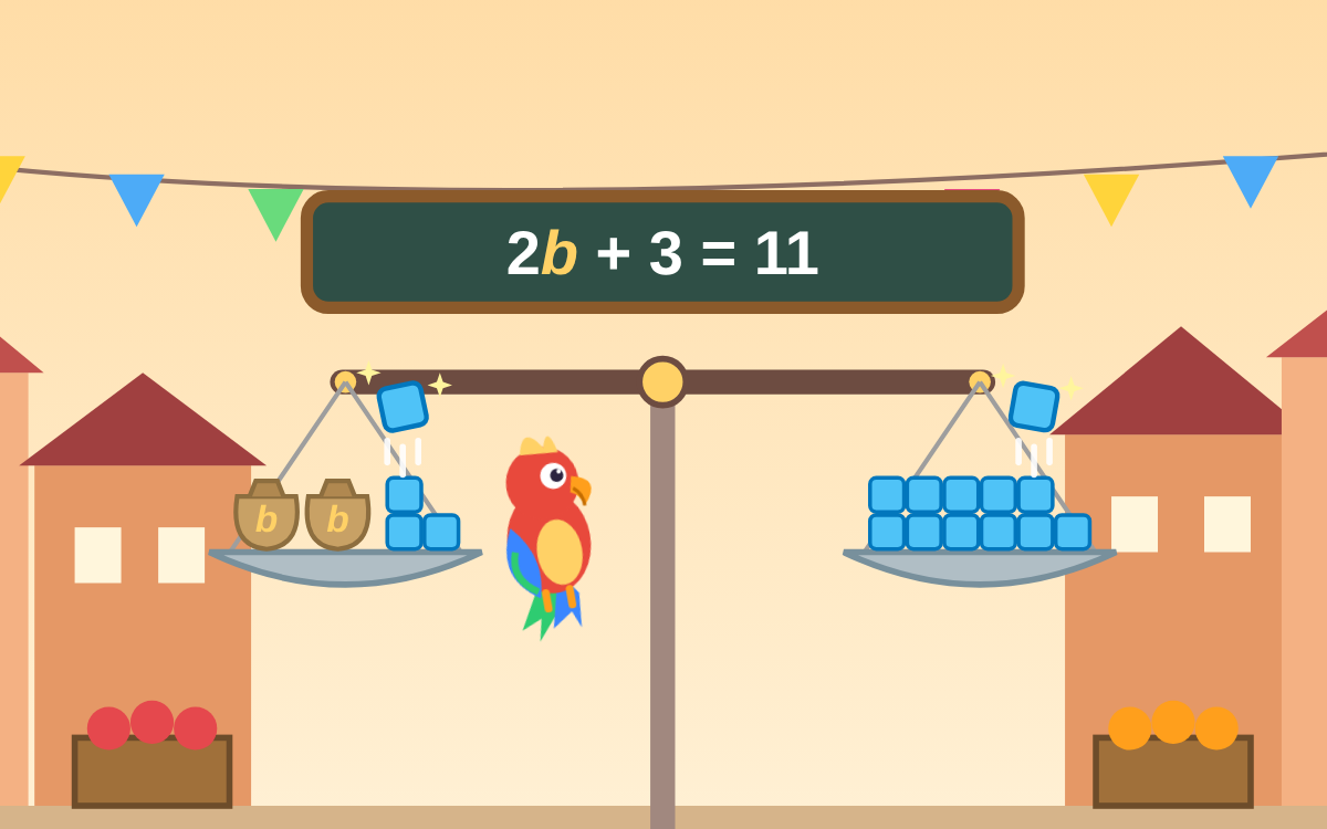 Algebra for Kids: Crack the Letter Codes on Algebra Island