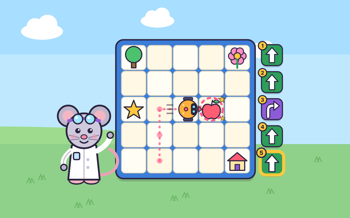 Algorithms for Kids: Program Bop the Robot in Robo Town