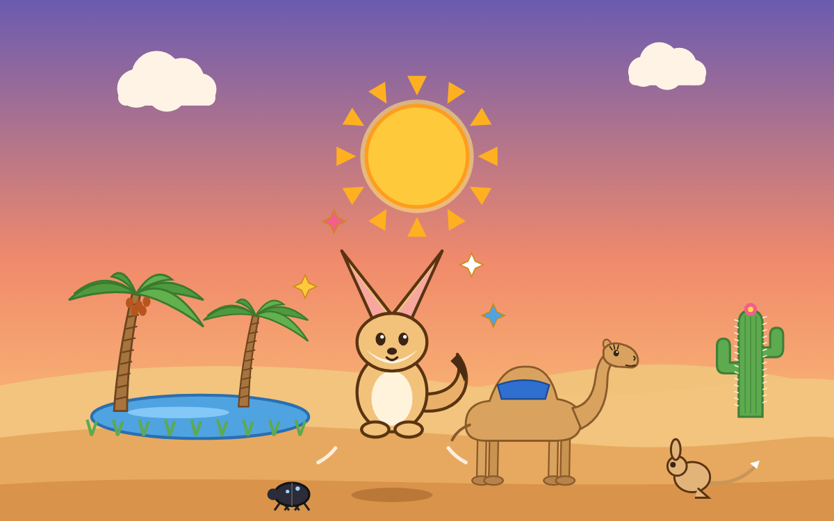 Desert Biome: Explore Hot and Cold Deserts with Fez