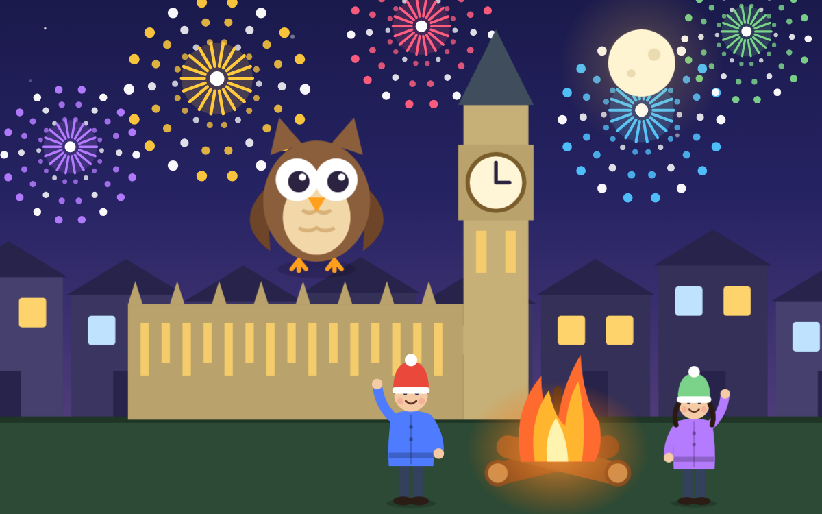 The Gunpowder Plot: Catch Guy Fawkes with Ollie the Owl