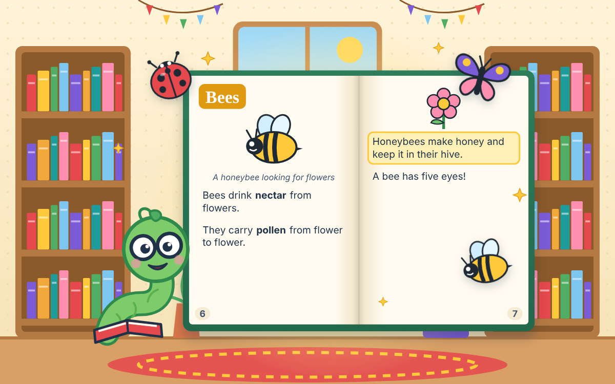Non-fiction Book Features: A Bug Book Adventure with Pip