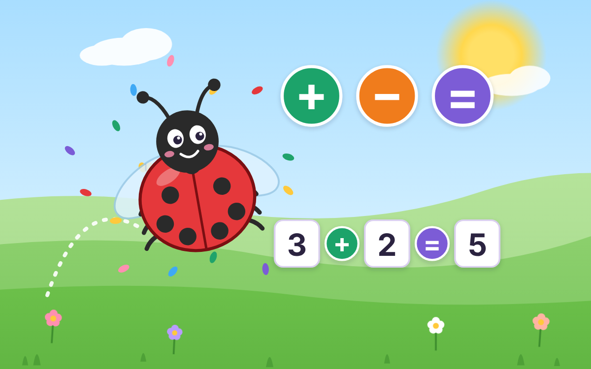 Number Bonds to 20: A Ladybird Meadow Maths Game