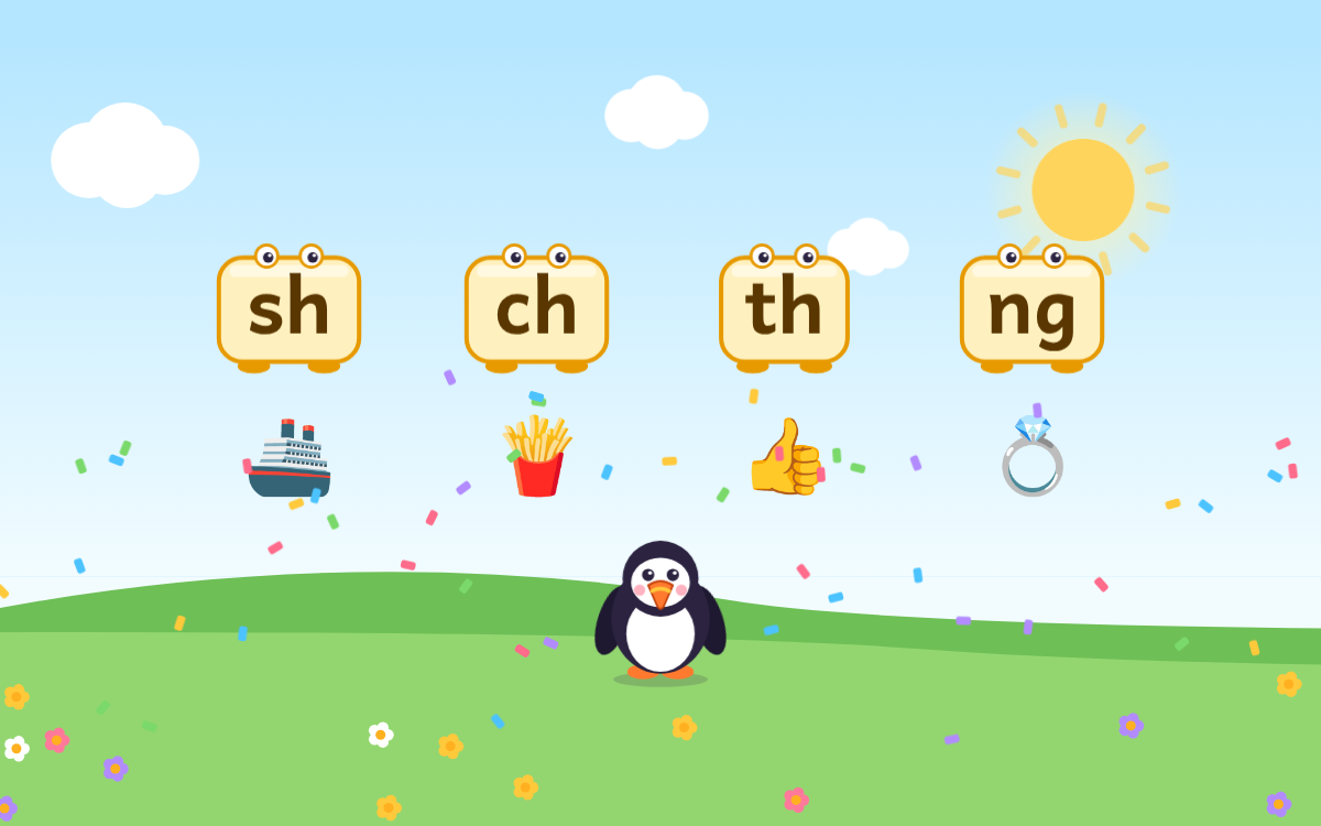 Phonics Digraphs: Two Letters, One Sound with Pip
