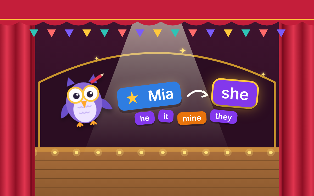 Pronouns for Kids: Clear Writing Adventure in Pronoun Town