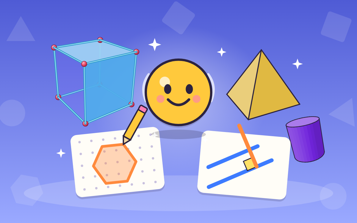 Properties of Shapes: Draw, Build and Spot Lines