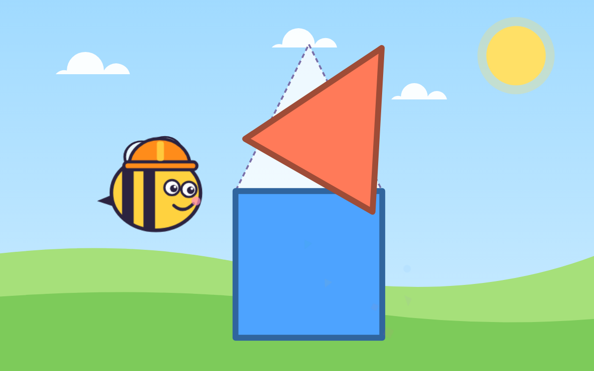 Shape Puzzles: Turn, Fit and Build with Bea the Bee