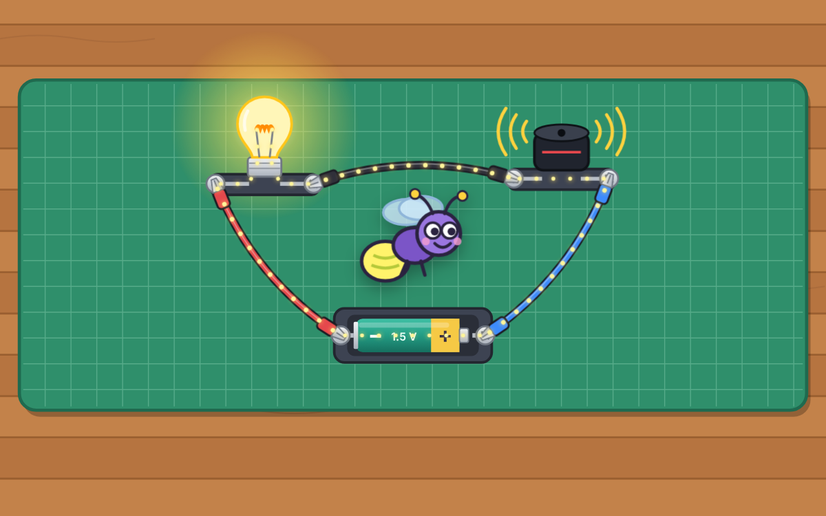 Simple Circuits: Light a Bulb with Lumi the Firefly