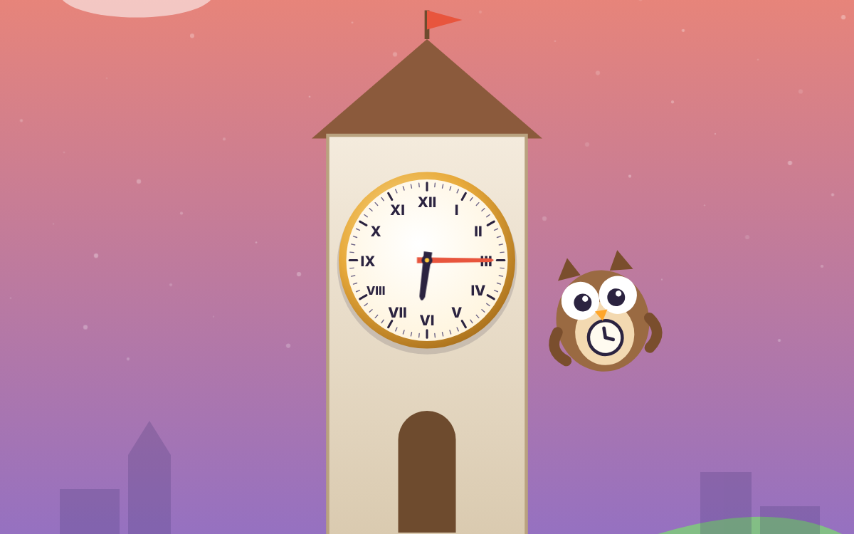 Telling the Time: A Clock Town Adventure with Tock the Owl