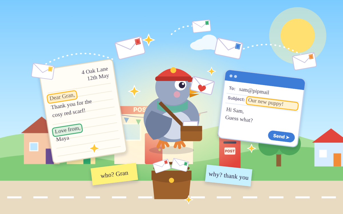 Writing Letters and Emails: Plan with Pip the Post Pigeon