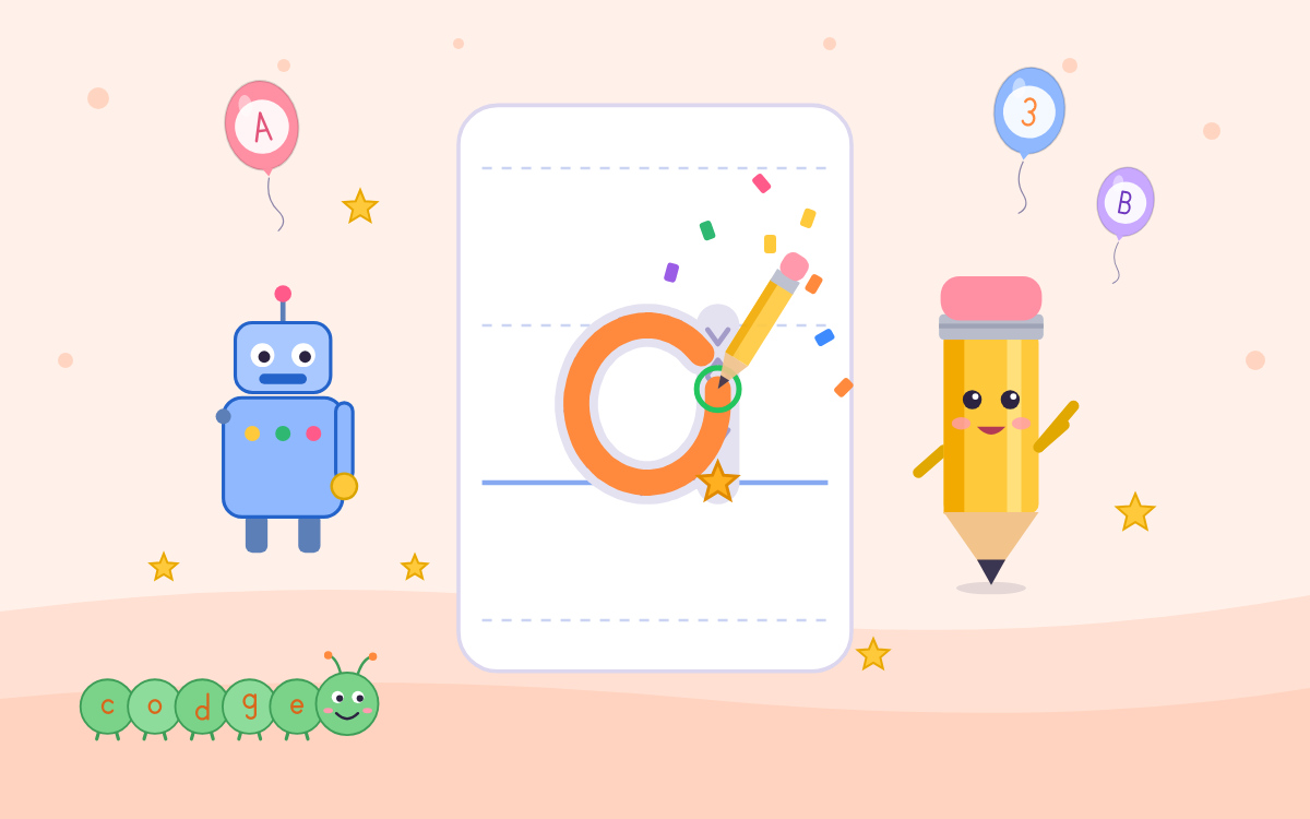 Year 1 Handwriting: Trace Letters and Digits with Poppy