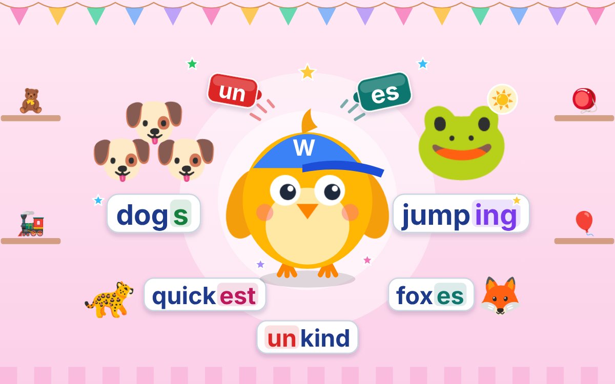 Prefixes and Suffixes: Year 1 Word Workshop with Pip