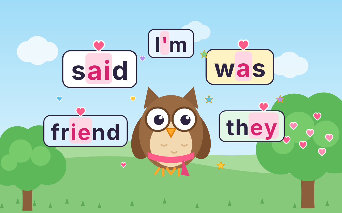 Year 1 Tricky Words: Heart Words and Days of the Week