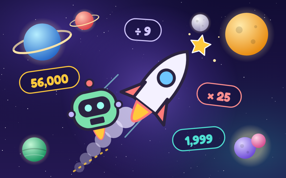 Year 6 Mental Maths: A Brainstorm Rocket Mission